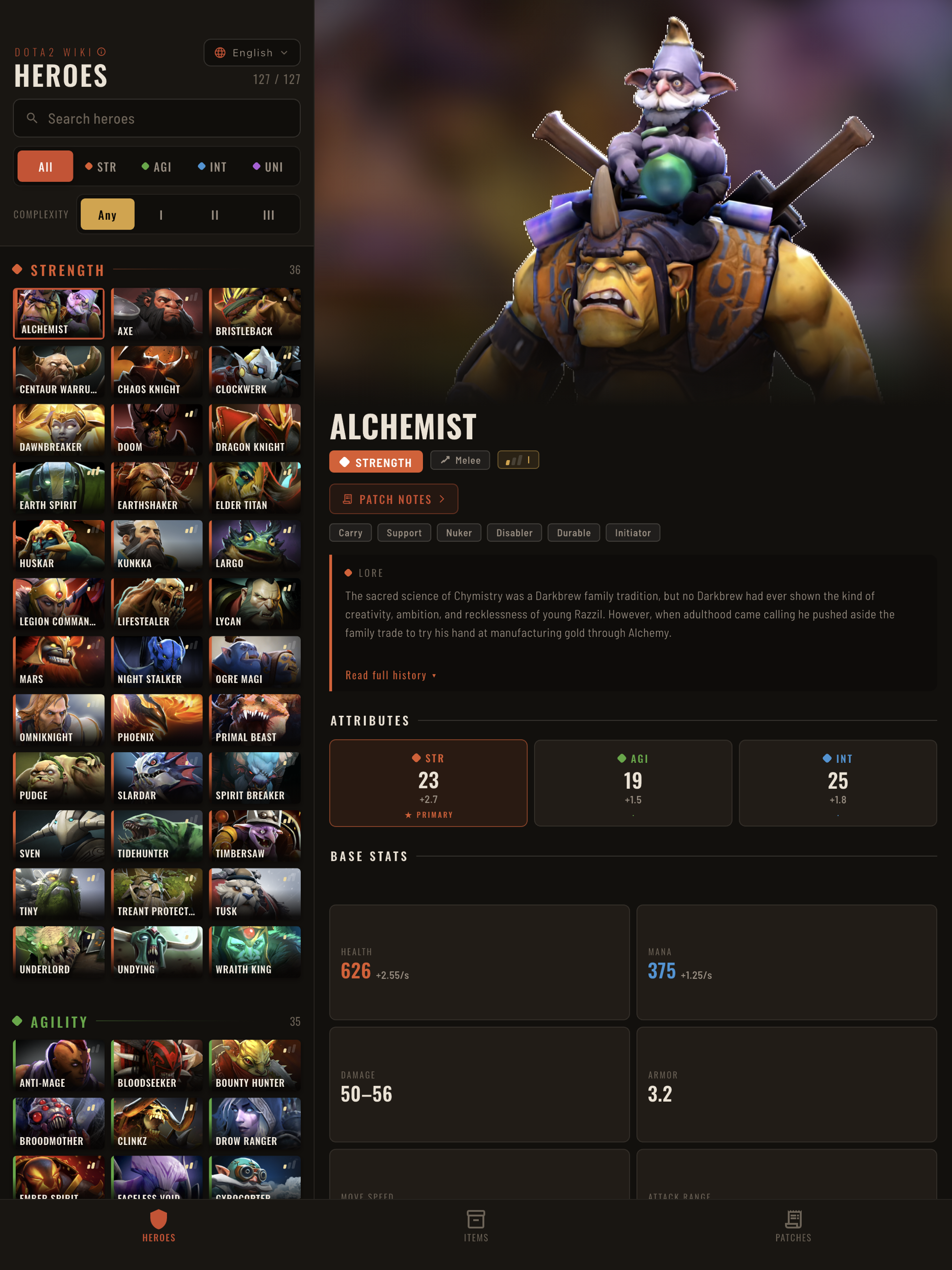 Ancient Tome for Dota 2 app preview